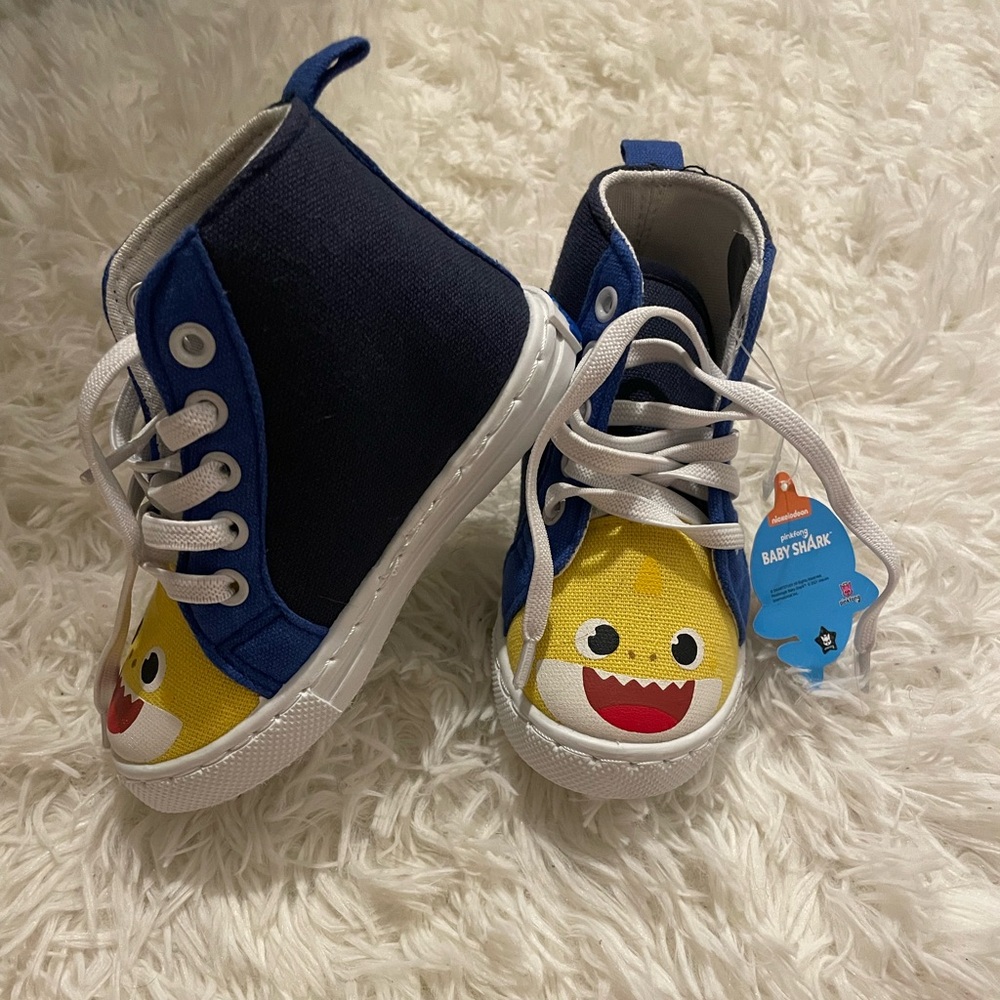 Baby Shark Toddler High Top Sneakers